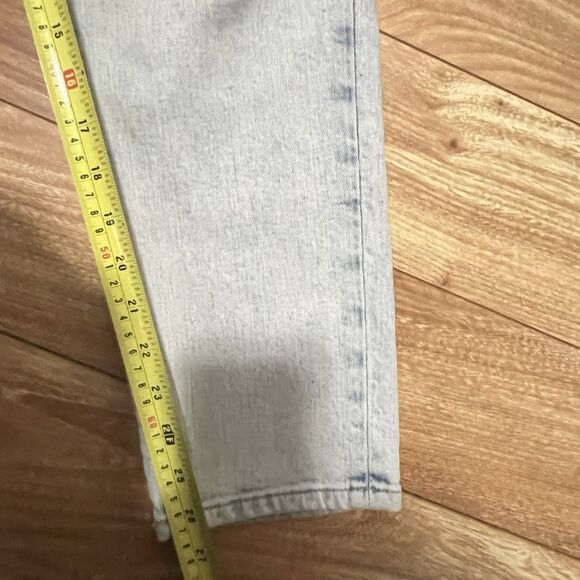 Current Elliot The Vintage Cropped Jeans Size 26 Blue Light Wash Distressed Slim - Picture 9 of 9
